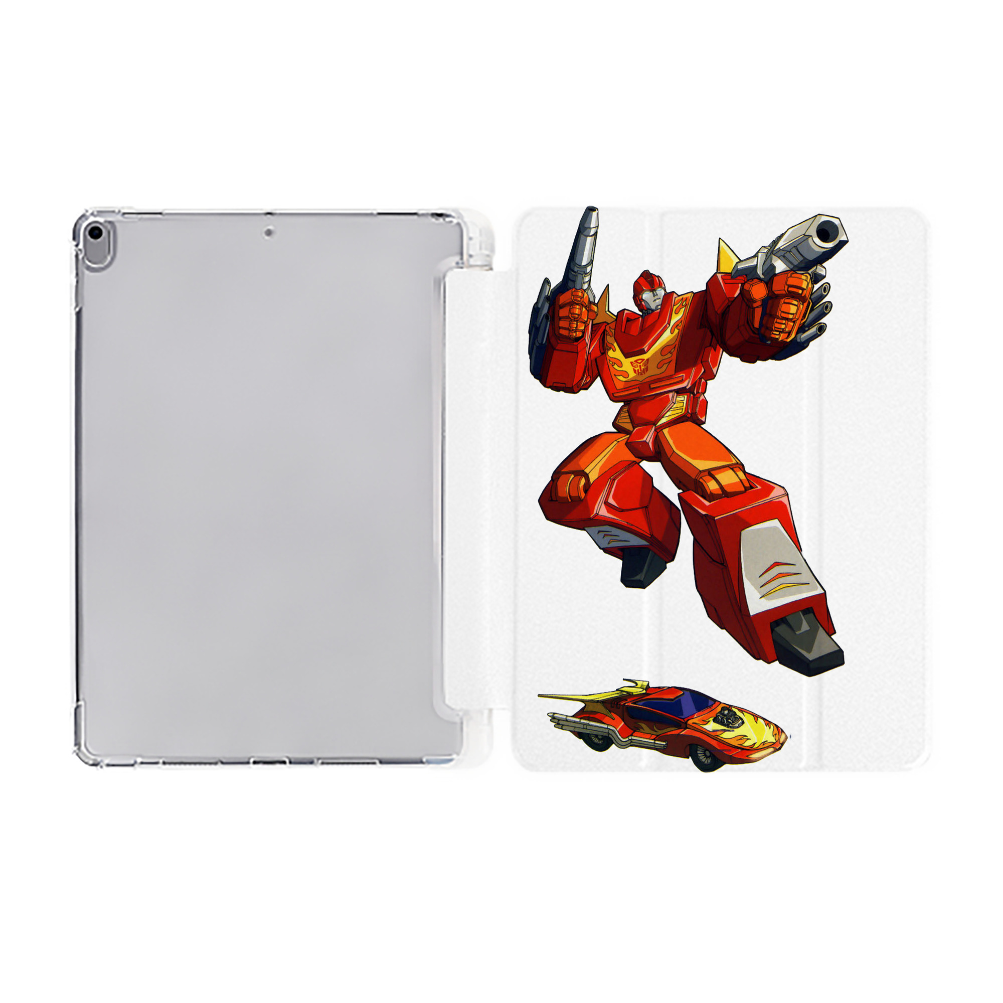 （画像用）  IPad ケース ペン収納付き 三つ折りスタンド PUレザー×シリコン 対応機種9.5/10.5/10.9インチ